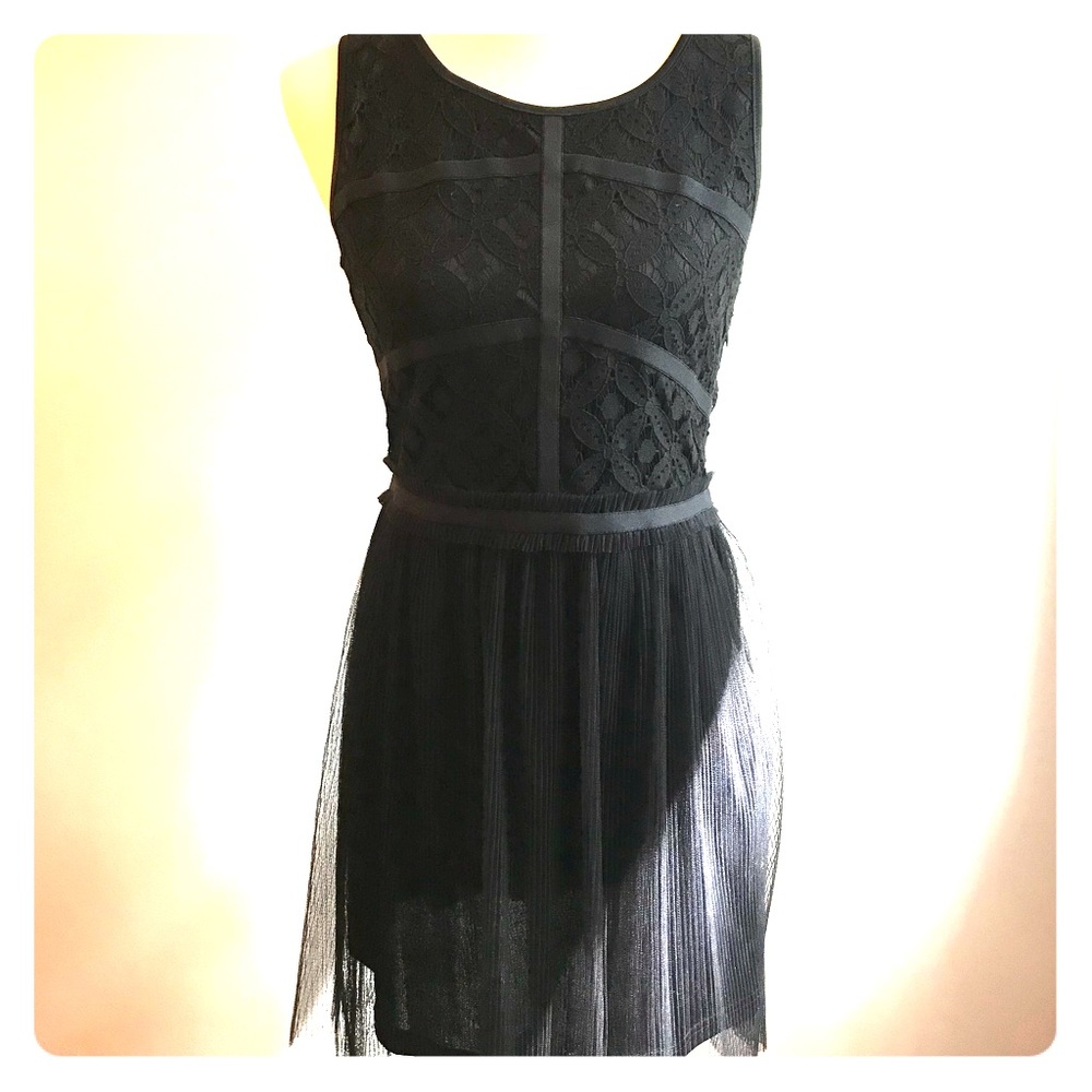 Lace & Tulle Black Dress